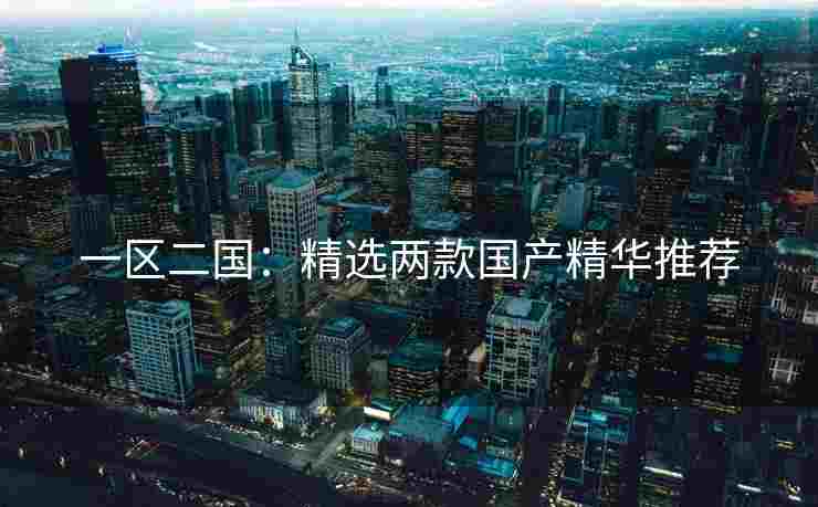 一区二国：精选两款国产精华推荐